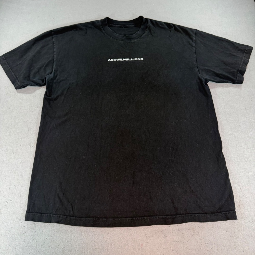 Above Millions Butterfly Graphic Tee Black Streetwear Shirt Large‎